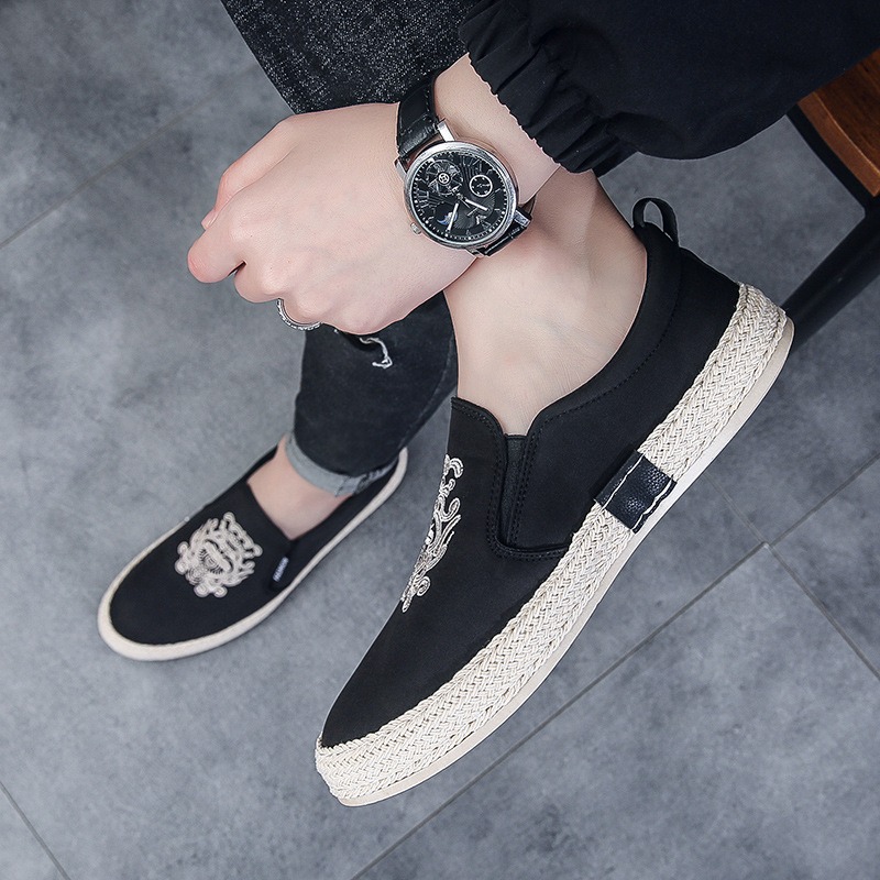 black Breathable shoes for man - Espadrille Slip On incelemesi ve fiyatı