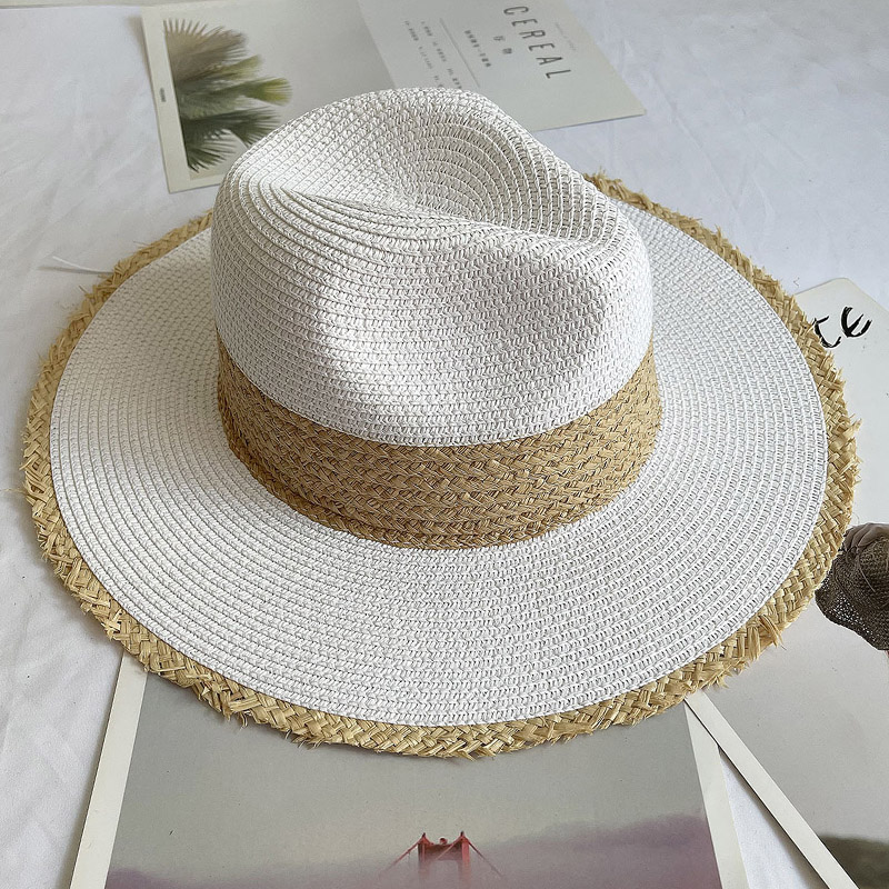 Fringed Brim Panama Hat Wide B - Bucket Hat Straw incelemesi ve fiyatı