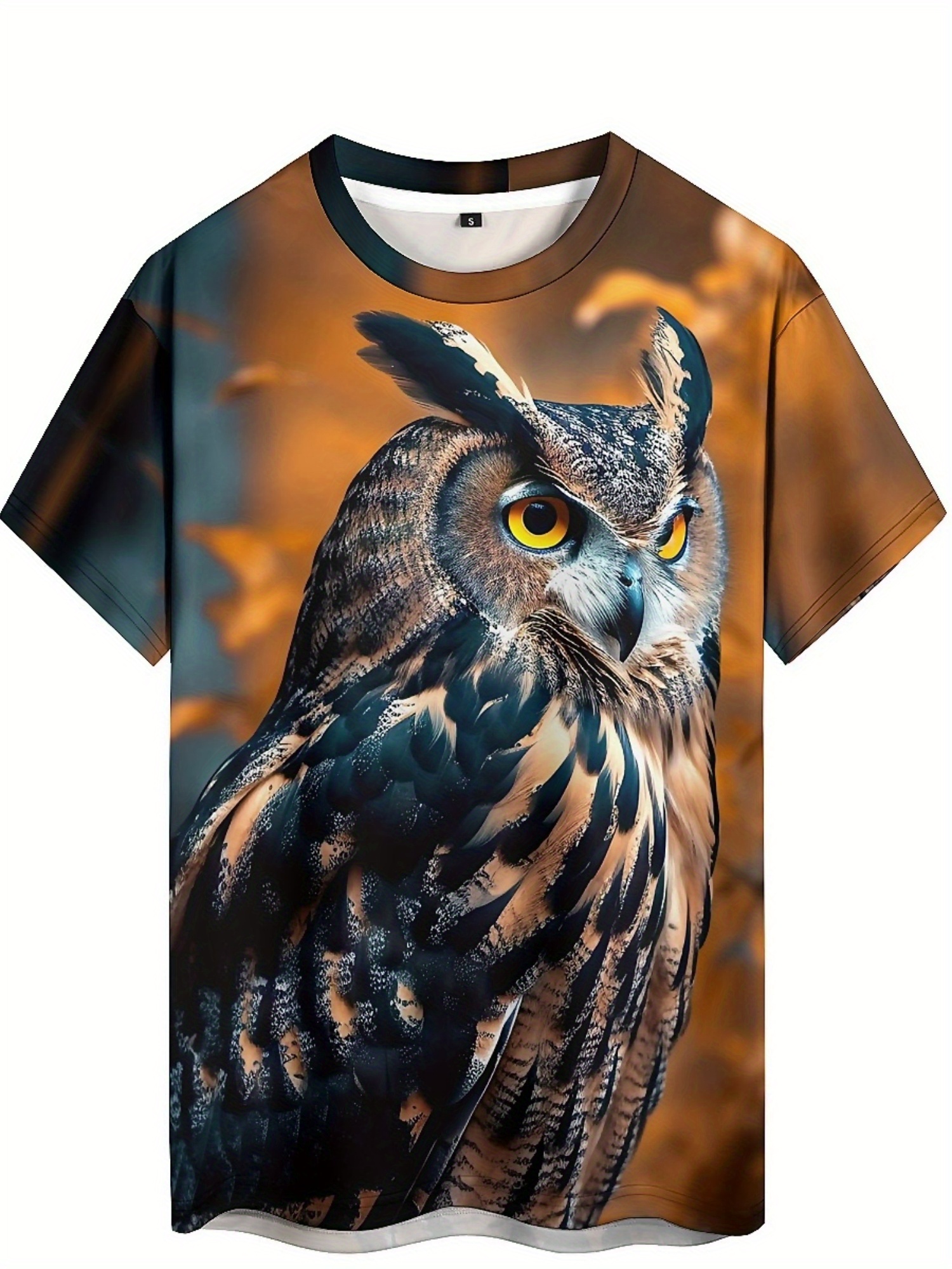 Men's & Women's 3D Print Owl G - Tee Graphic Print incelemesi ve fiyatı