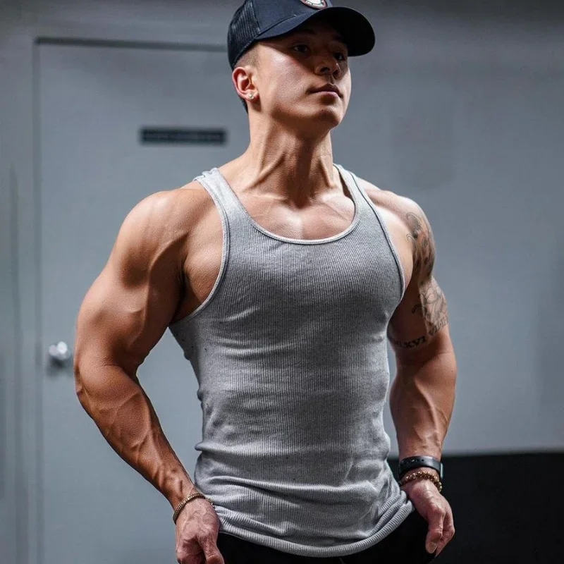 Summer Men Running Vests Plain - Tank Top Muscle incelemesi ve fiyatı