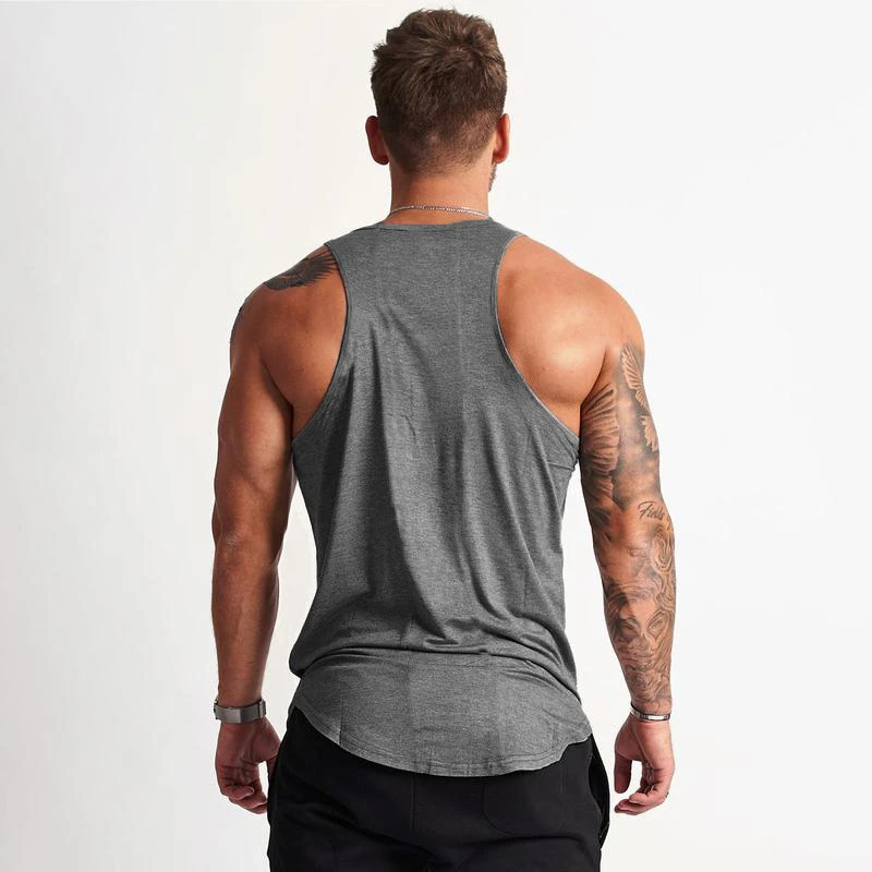 Summer Men Running Vests Plain - Tank Top Muscle incelemesi ve fiyatı
