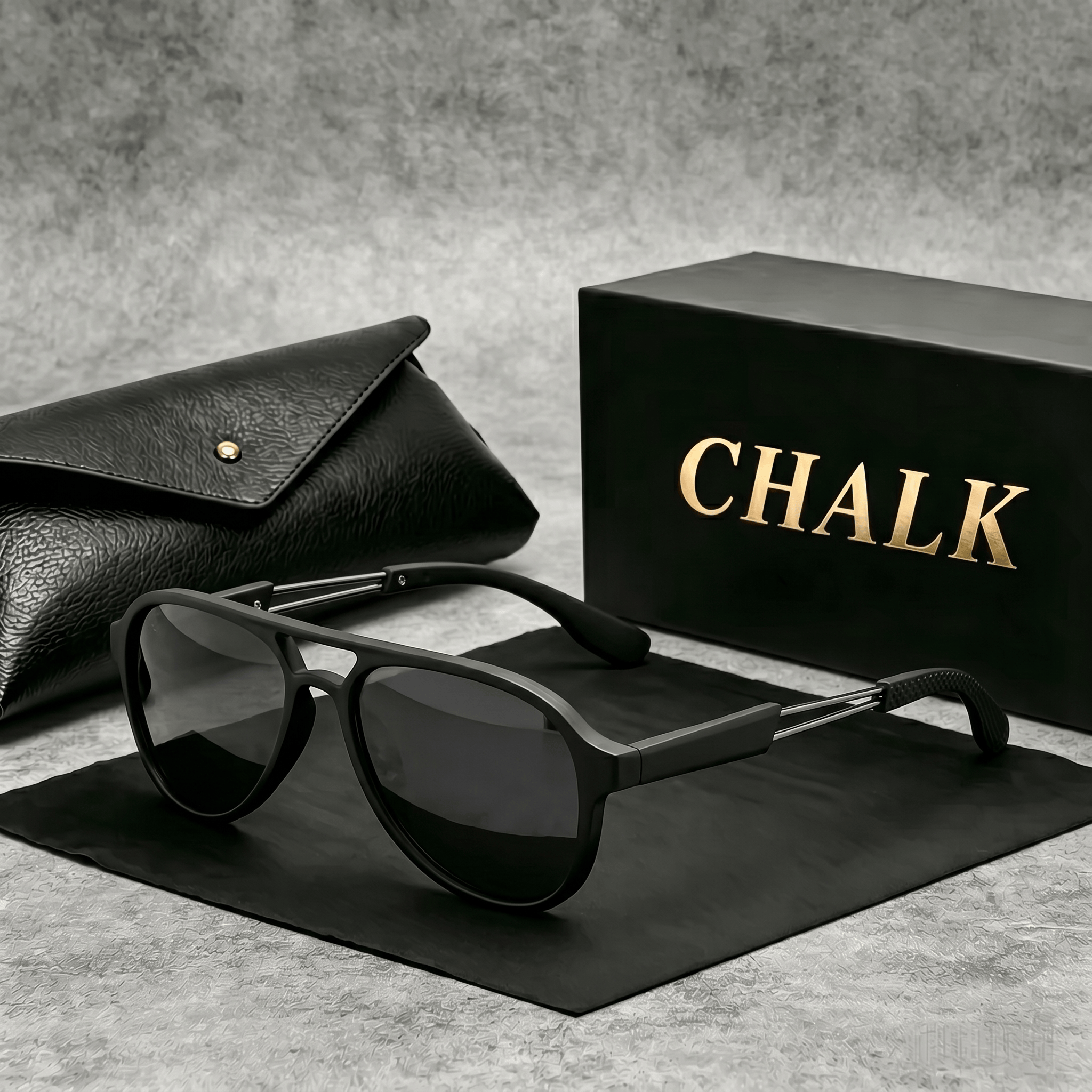 CHALK Men's Vintage Dual-Bridg - Sunglasses Aviator Polarized incelemesi ve fiyatı