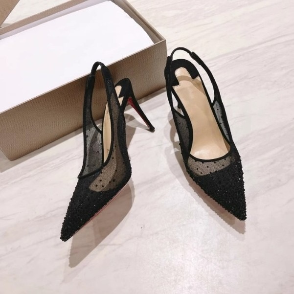 Mesh Rhinestone Rear Empty Sti - Casual Sandal Leather incelemesi ve fiyatı