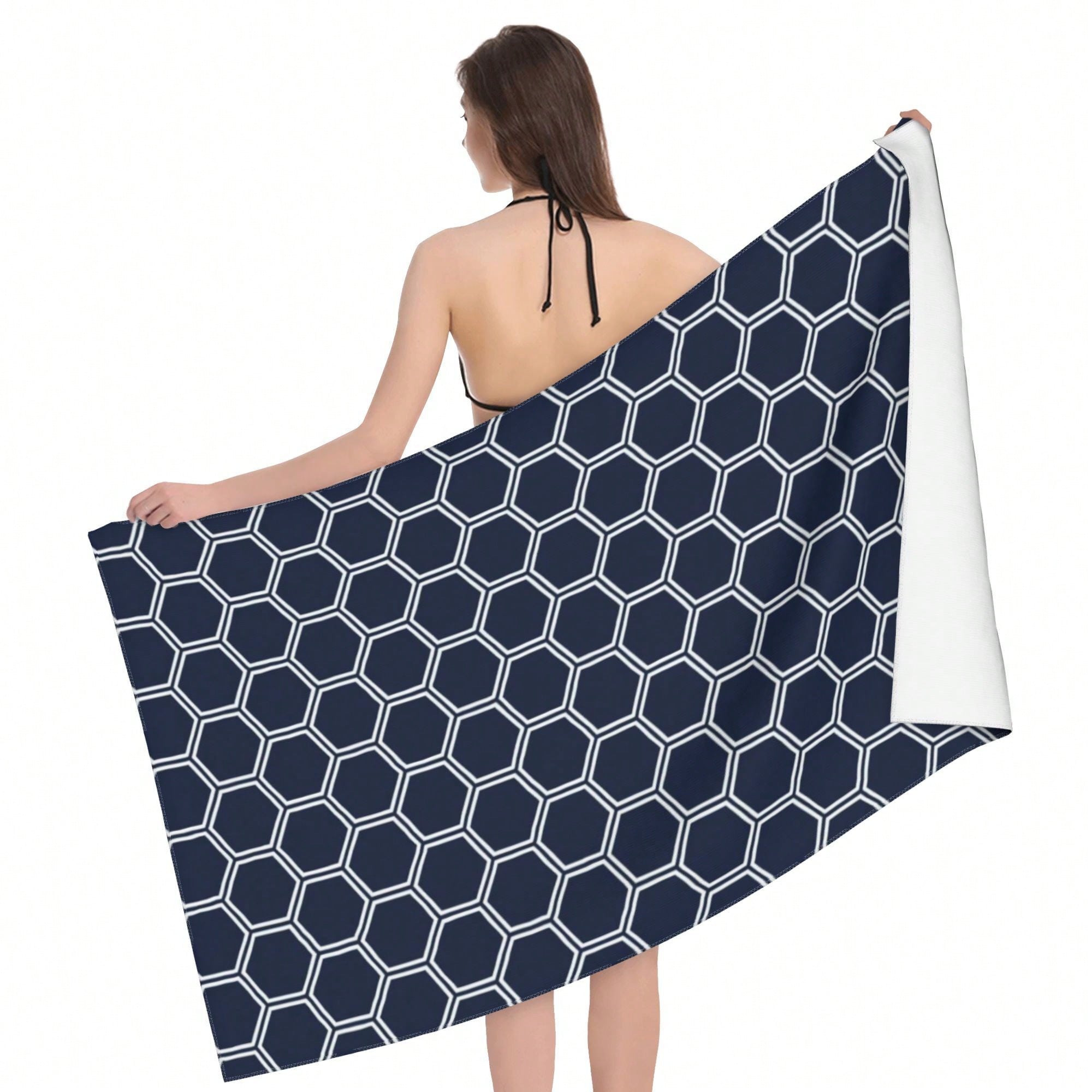 Geometric Pattern Cla1ssic StY - Beach Towel Large incelemesi ve fiyatı