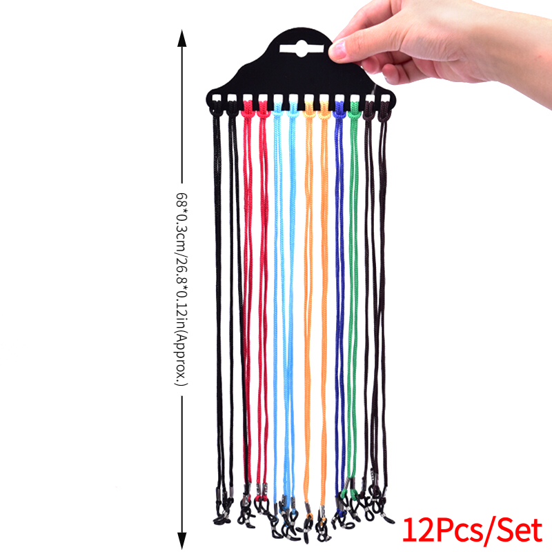 12Pcs/Set Nylon Chain Cord Eye - Sunglass Retainer Cord incelemesi ve fiyatı