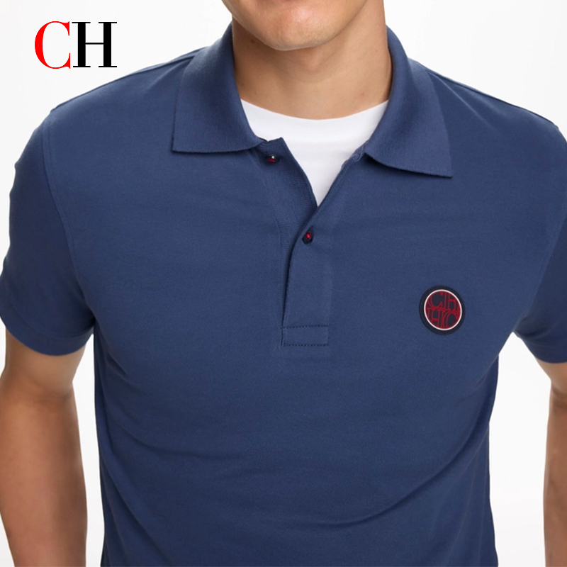 CH Red Accent Circular Rubber  - Polo Shirt Pique incelemesi ve fiyatı