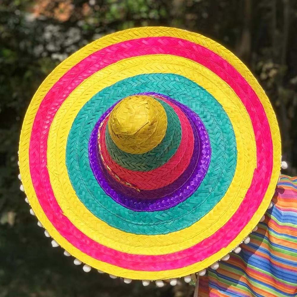 Summer Wide Brim Mexican Party - Bucket Hat Straw incelemesi ve fiyatı