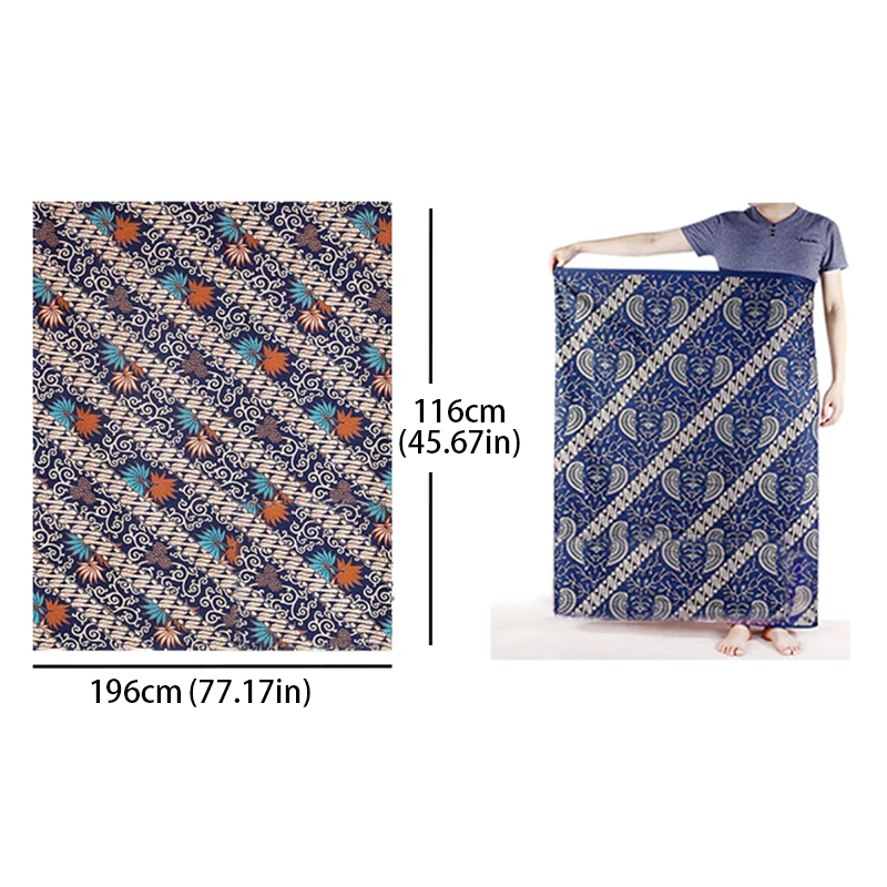 Batik Print Beach Sarong Wrap  - Sarong Men Wrap incelemesi ve fiyatı