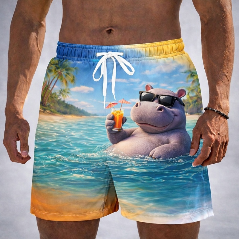 Funny Vacation Animal Graphic  - Trunks Board Surf incelemesi ve fiyatı