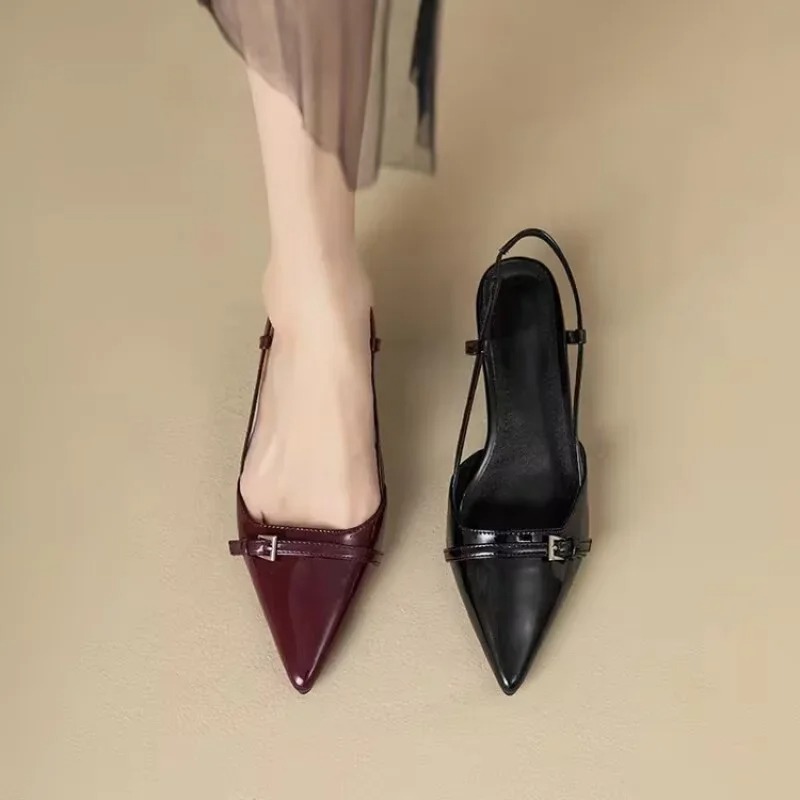 Women Sandals Fashion Pointed  - Casual Sandal Leather incelemesi ve fiyatı