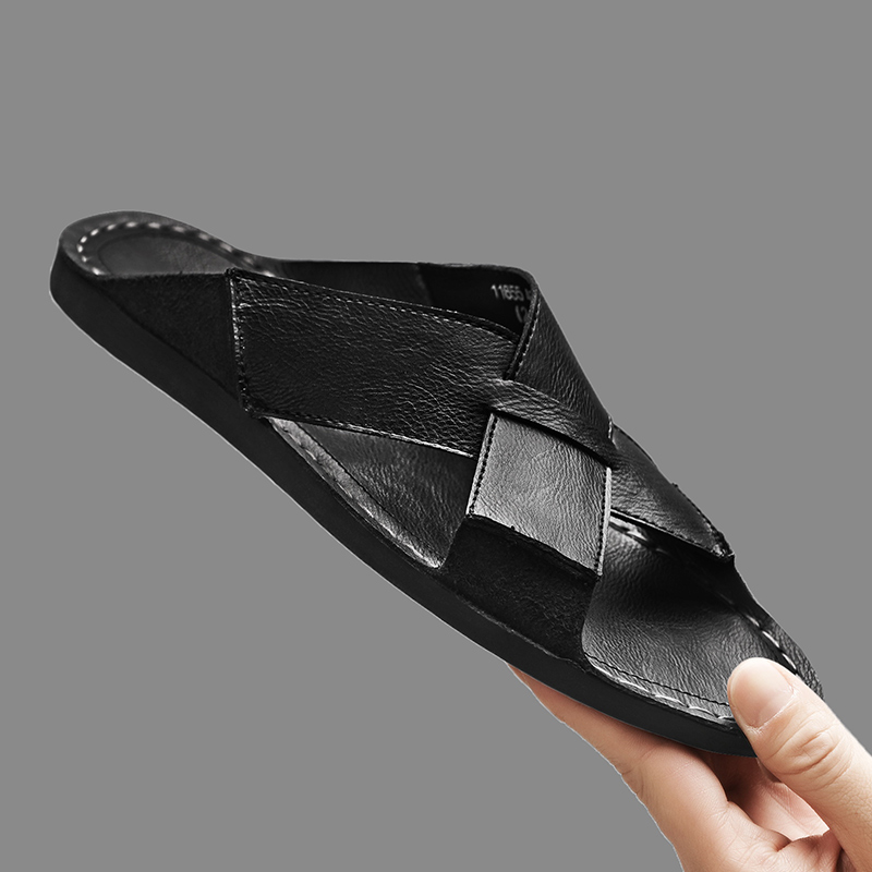 Fashion Genuine Leather Men Sl - Flip Flop Leather Men incelemesi ve fiyatı