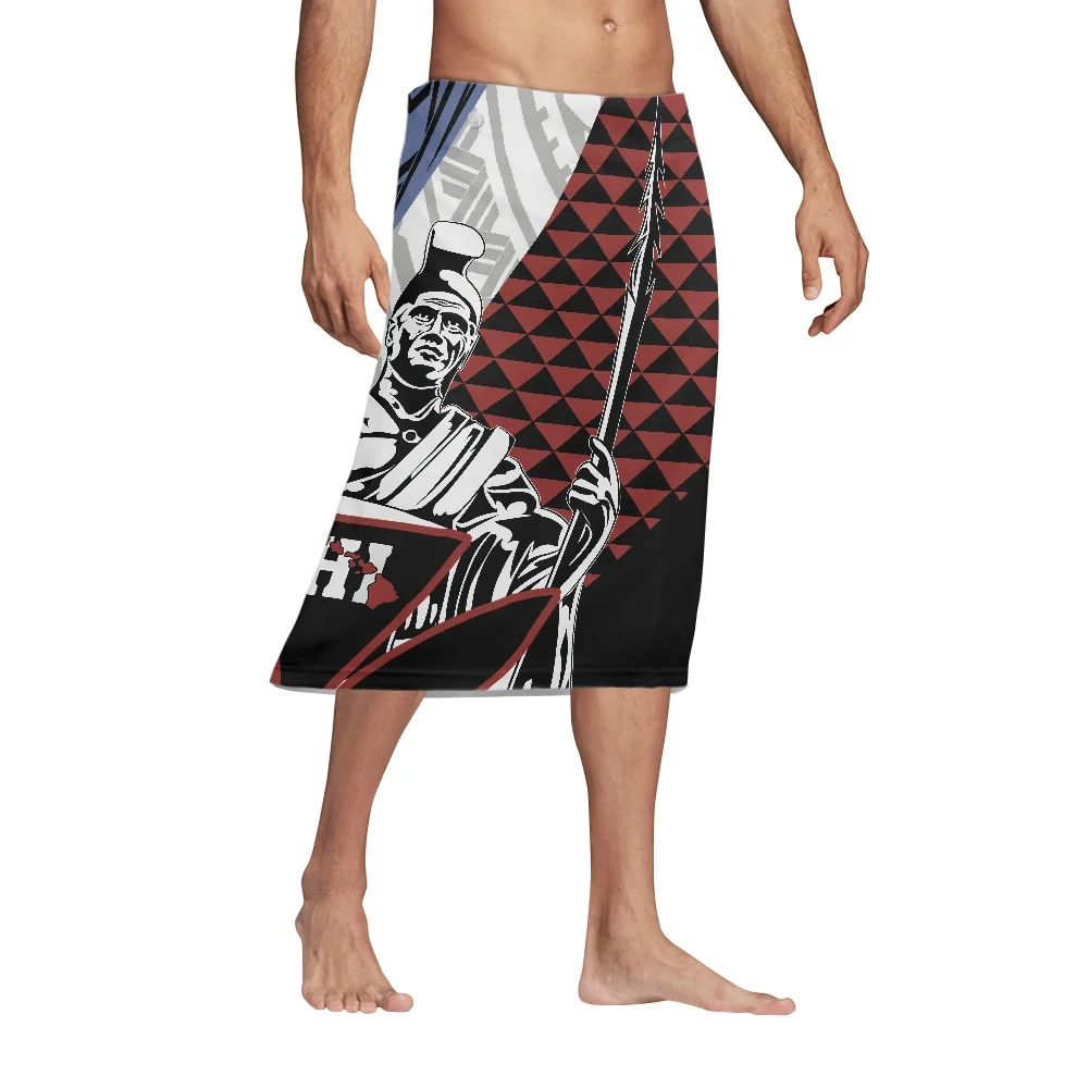 Polynesian Tribal Tattoo Print - Sarong Men Wrap incelemesi ve fiyatı