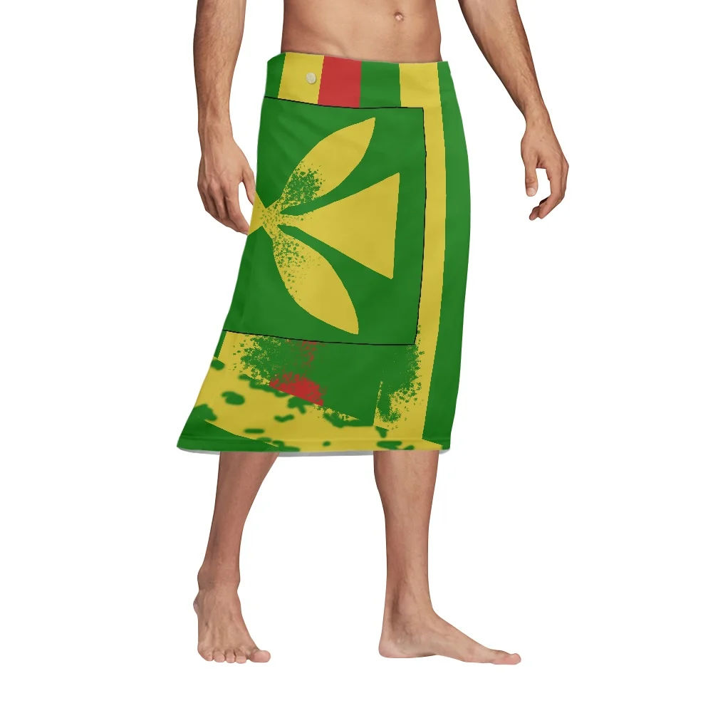 Polynesian Tribal Tattoo Print - Sarong Men Wrap incelemesi ve fiyatı