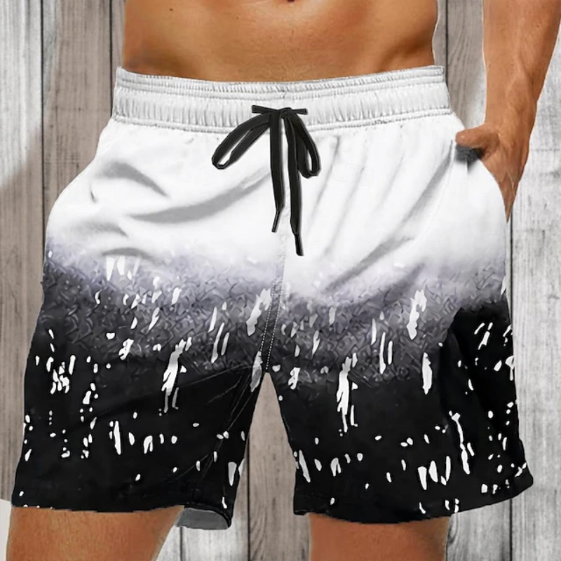 Gradient Colorful Graphic Swim - Trunks Board Surf incelemesi ve fiyatı