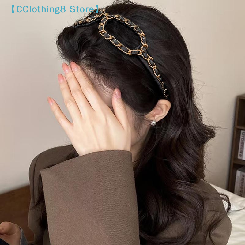 Vintage Chain Leather Headband - Sunglass Retainer Cord incelemesi ve fiyatı