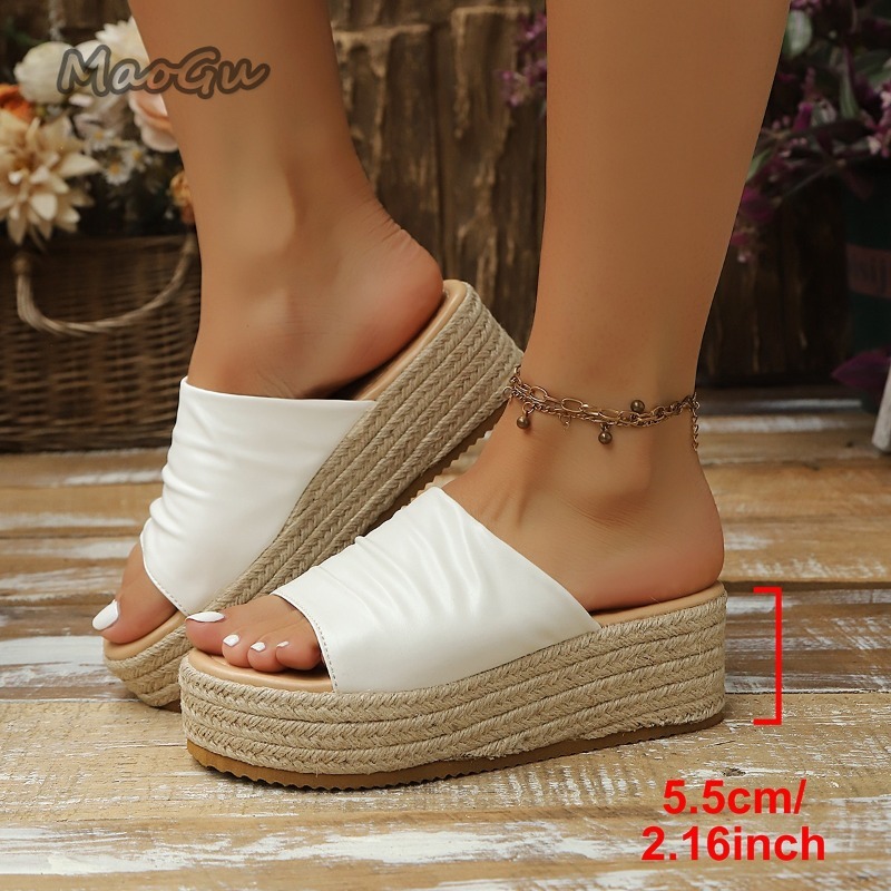 Women's Ruched Espadrille Wedg - Espadrille Slip On incelemesi ve fiyatı