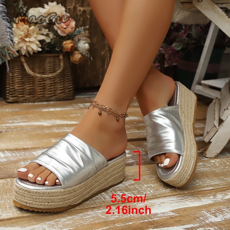 Women's Ruched Espadrille Wedg - Espadrille Slip On incelemesi ve fiyatı