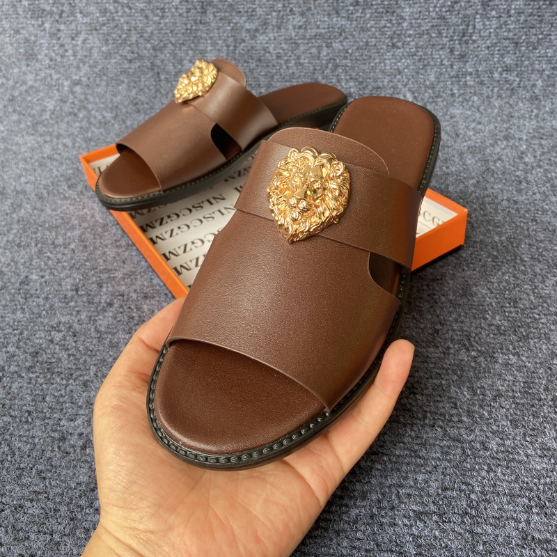size 38-48 original shoes bran - Flip Flop Leather Men incelemesi ve fiyatı