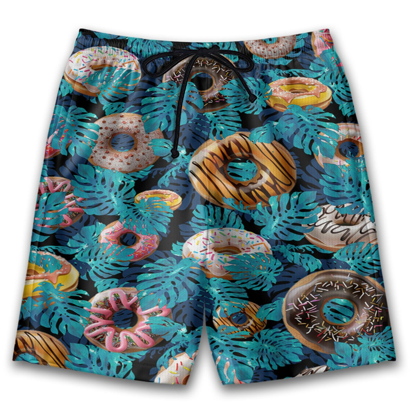3D Printed Cute Donut Short Pa - Trunks Board Surf incelemesi ve fiyatı