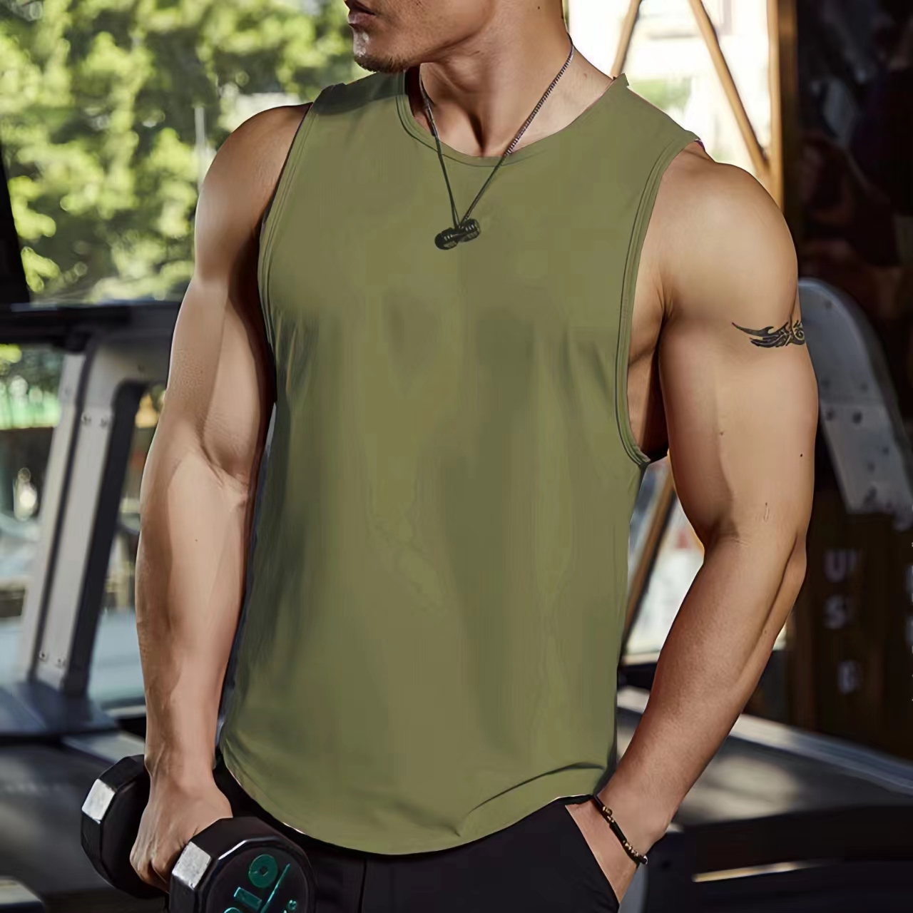 Men's Gym Clothing Summer Fitn - Tank Top Muscle incelemesi ve fiyatı