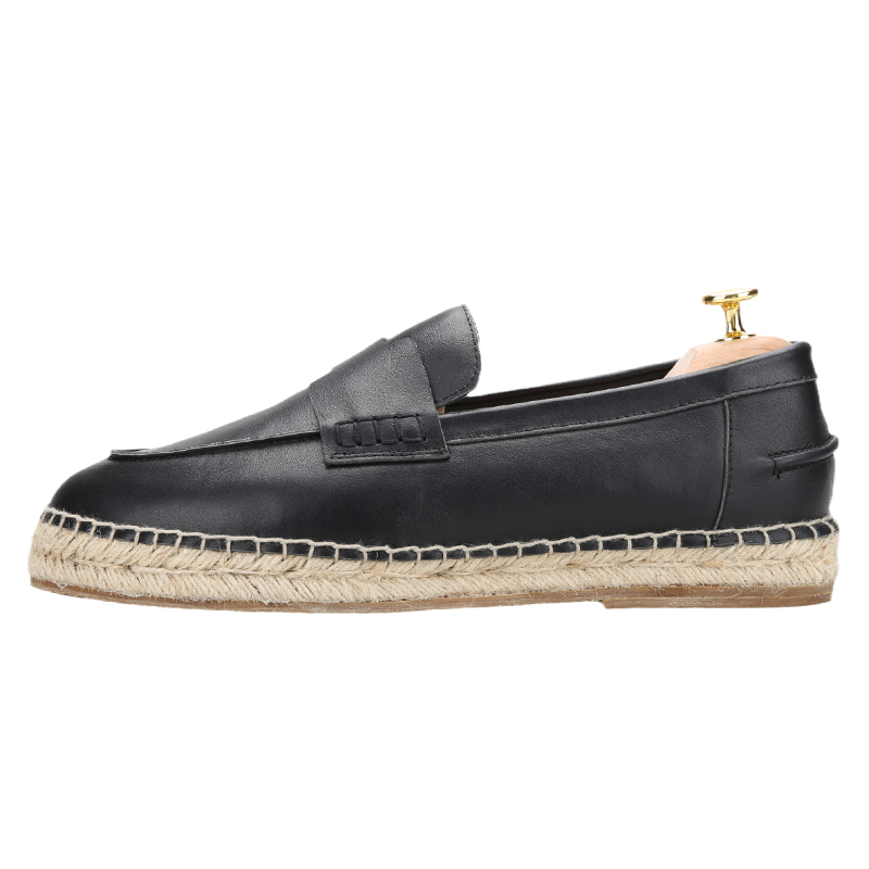 Piegitar Black Genuine Leather - Espadrille Slip On incelemesi ve fiyatı