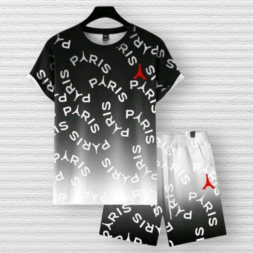 Men Letter Print Round Neck Sh - Tee Graphic Print incelemesi ve fiyatı