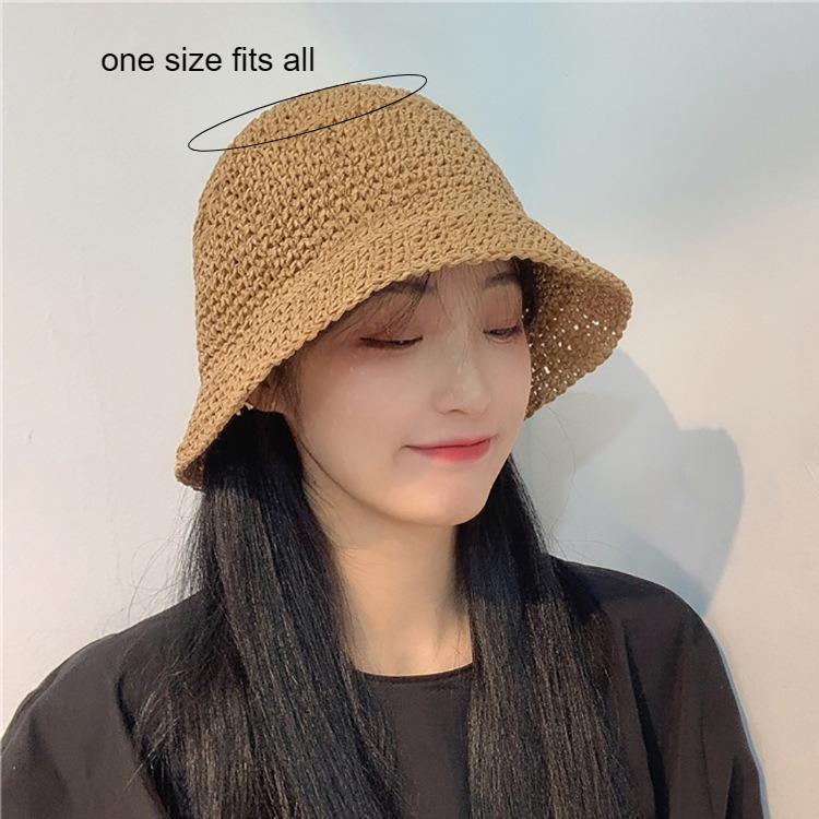 Foldable Handmade Woven Bucket - Bucket Hat Straw incelemesi ve fiyatı