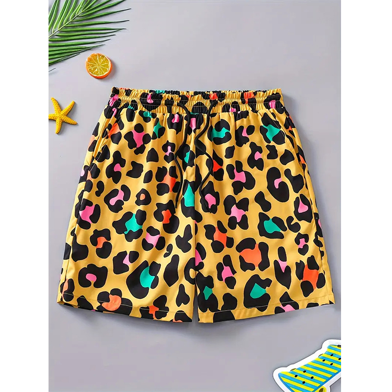 3D Funny Leopard Camouflage Pr - Trunks Board Surf incelemesi ve fiyatı