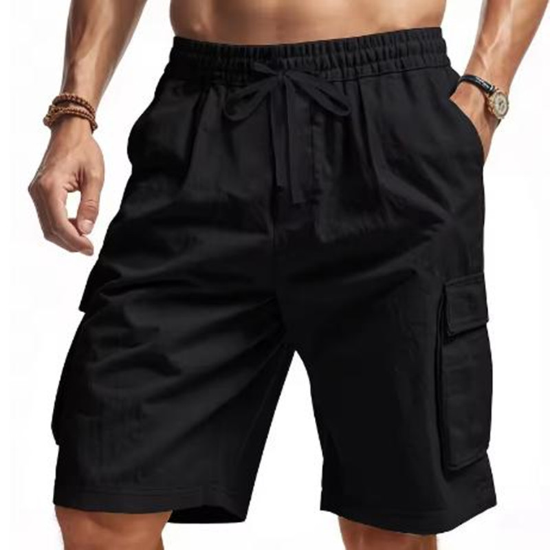 New Multi-Pocket sweatpants Me - Short Linen Drawstring incelemesi ve fiyatı