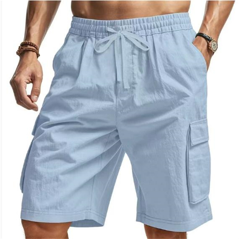 New Multi-Pocket sweatpants Me - Short Linen Drawstring incelemesi ve fiyatı