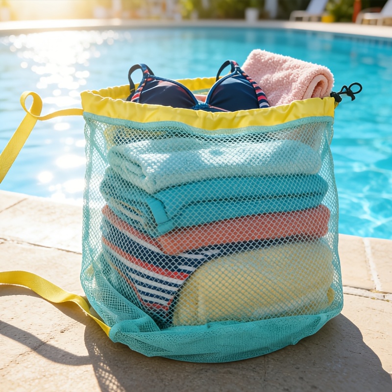 Extra Large Drawstring Mesh Cr - Beach Towel Large incelemesi ve fiyatı