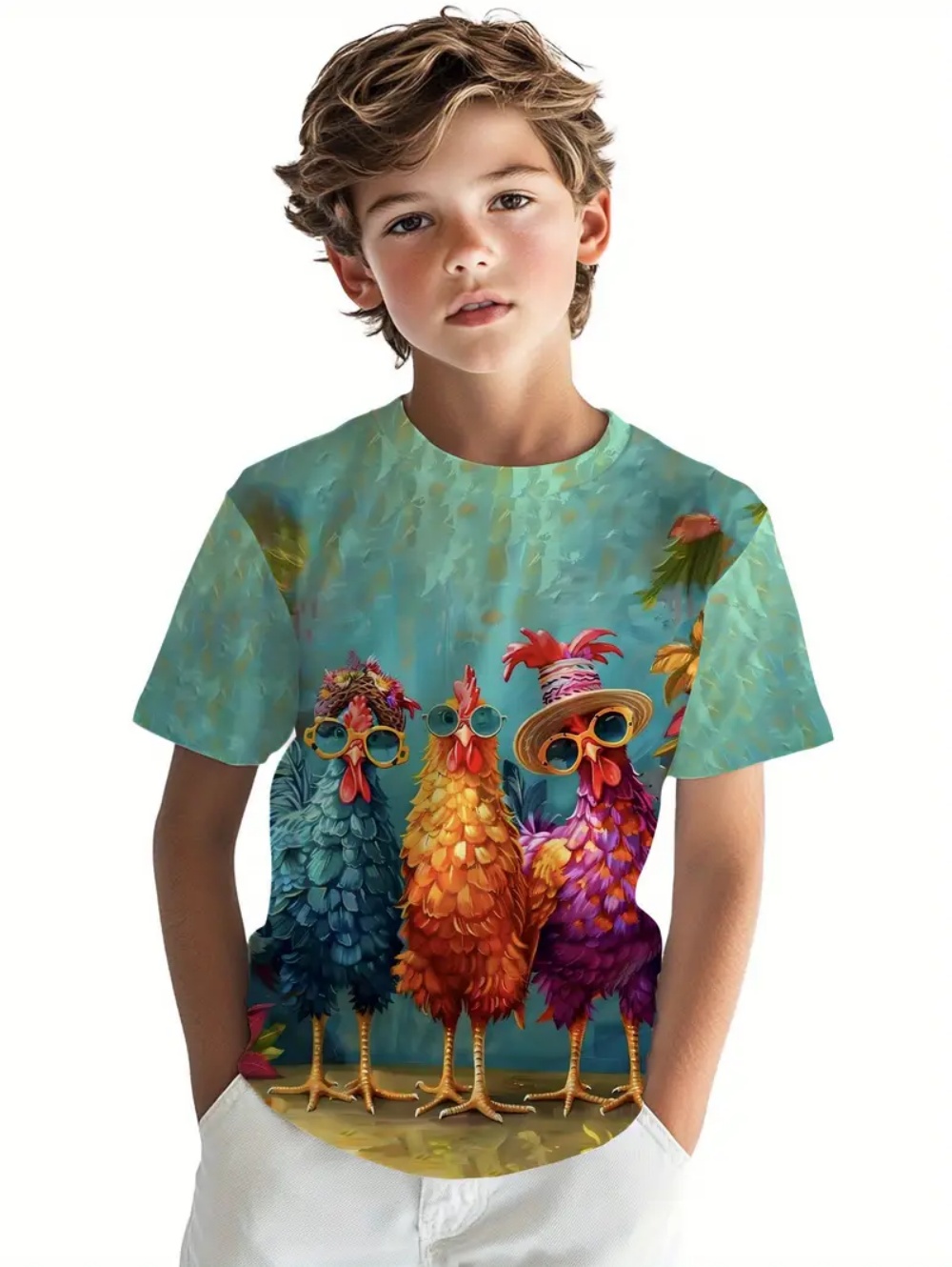 Kids' Tropical Macaw Parrots B - Tee Graphic Print incelemesi ve fiyatı