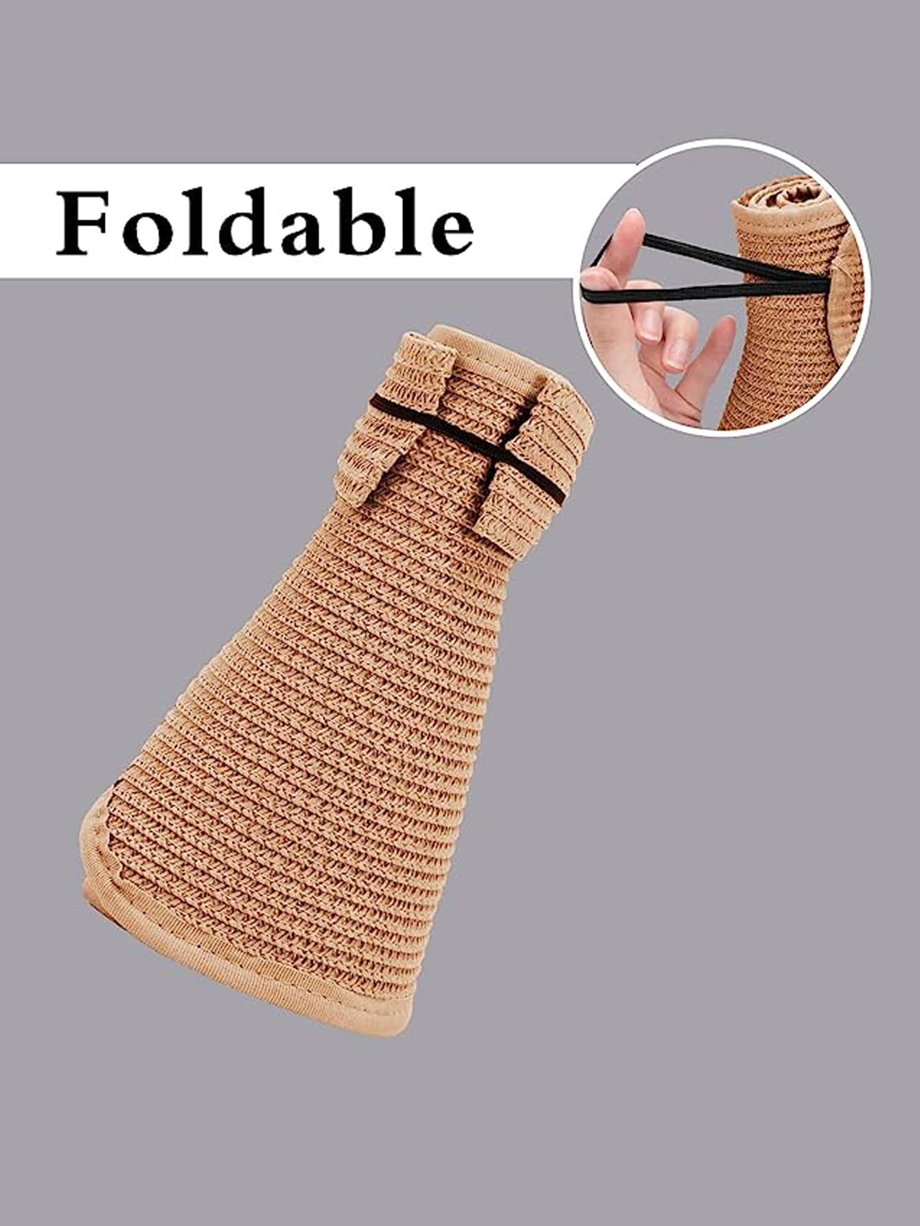 Sun Visor Hats For Women Wide  - Packable Hat Nylon incelemesi ve fiyatı