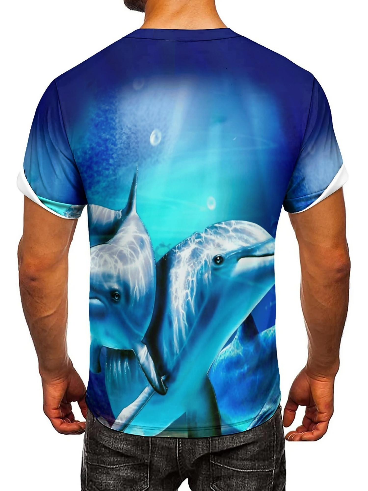 Men'S Ocean Animal Dolphin Pri - Tee Graphic Print incelemesi ve fiyatı