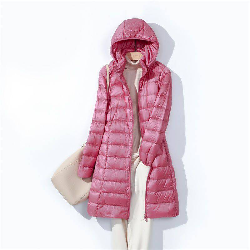 Women Long Puffer Jackets 2024 - Packable Hat Nylon incelemesi ve fiyatı