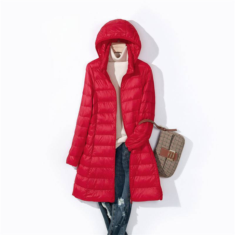 Women Long Puffer Jackets 2024 - Packable Hat Nylon incelemesi ve fiyatı