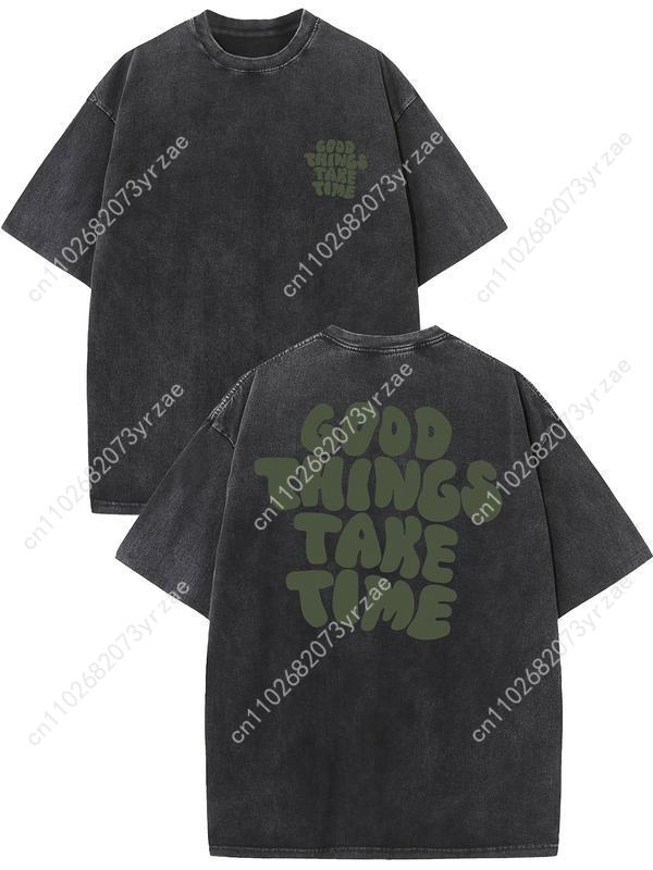 Good Things Take Time Retro Te - Linen Shirt Breathable incelemesi ve fiyatı