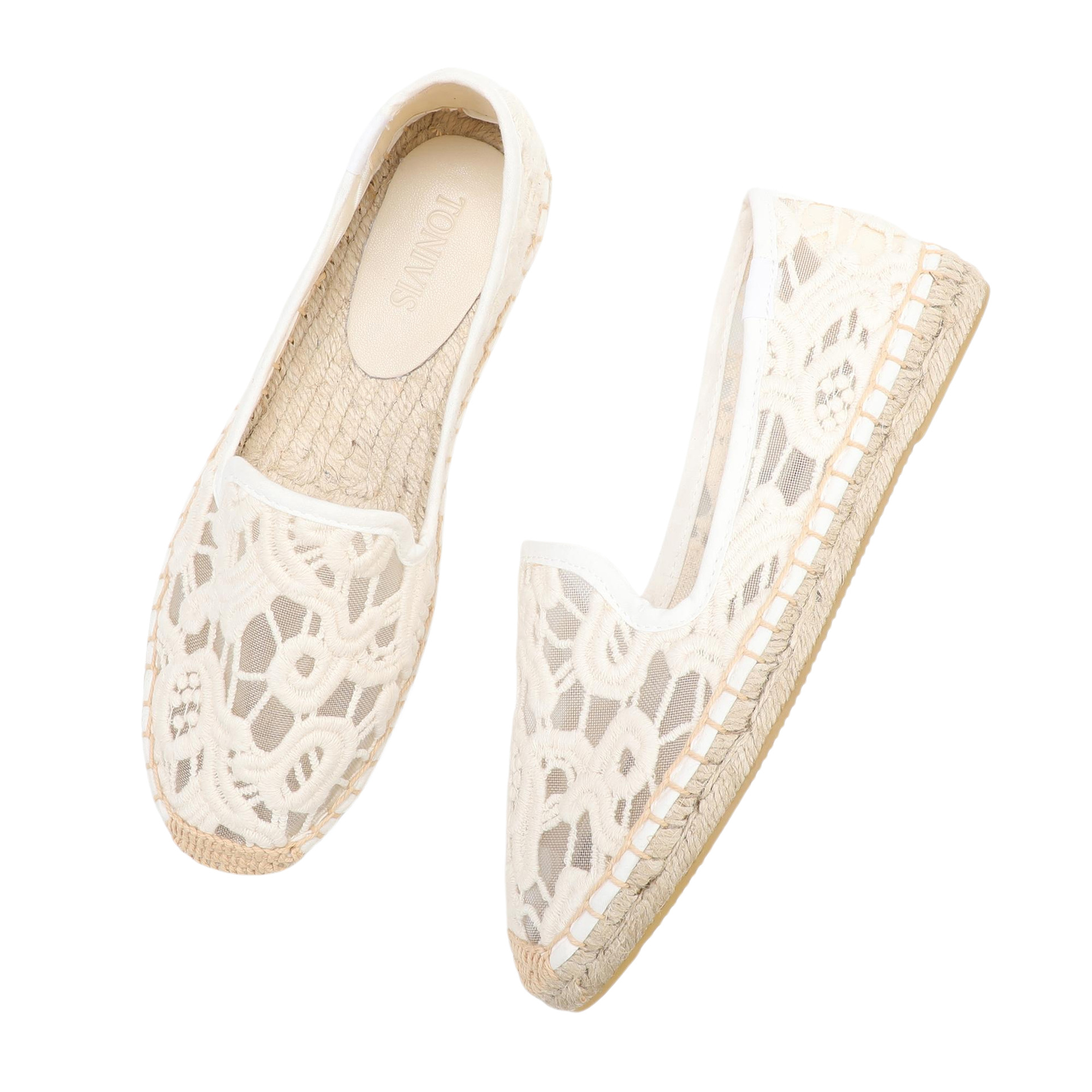 Women Lace Espadrilles Flats S - Espadrille Slip On incelemesi ve fiyatı