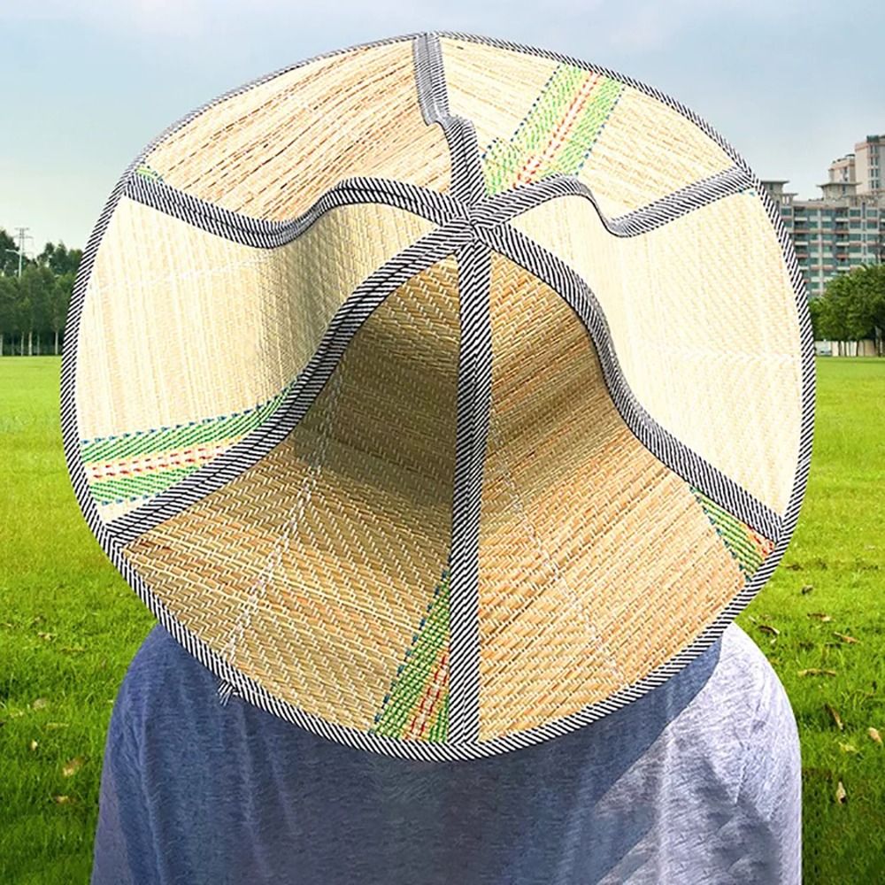 New Wide Brim Straw Hat Foldab - Bucket Hat Straw incelemesi ve fiyatı
