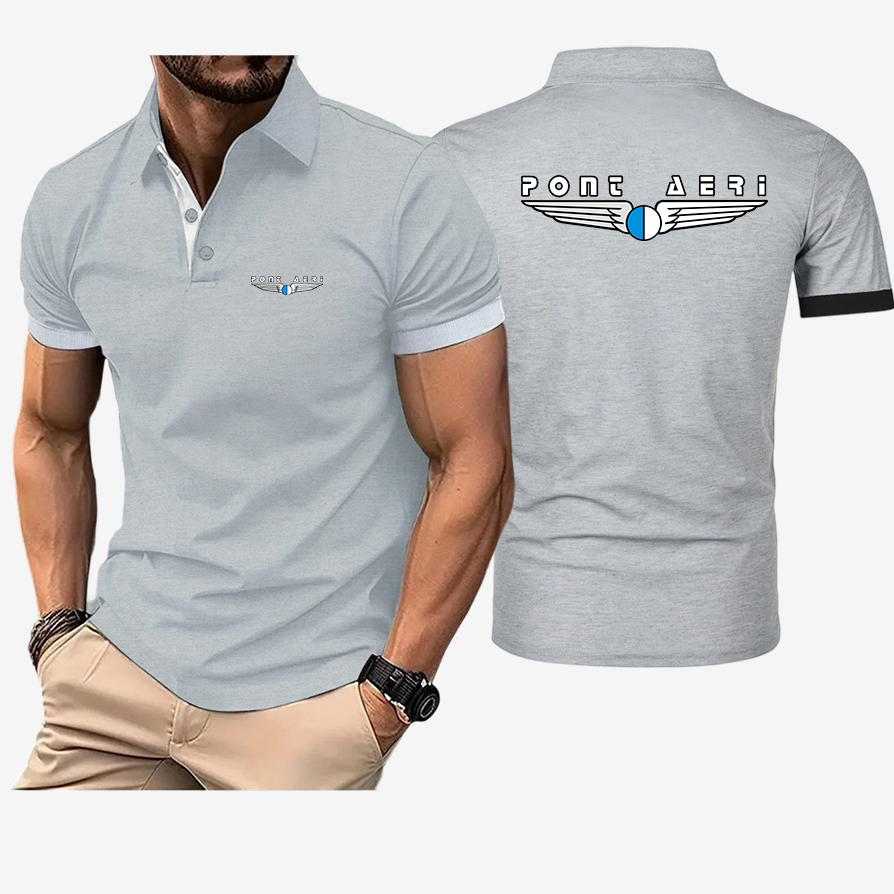 Disco Logo Pont Aeri CH Men's  - Polo Shirt Pique incelemesi ve fiyatı