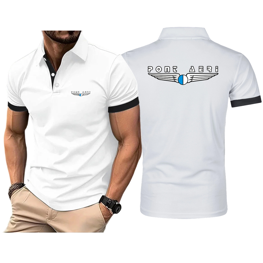 Disco Logo Pont Aeri CH Men's  - Polo Shirt Pique incelemesi ve fiyatı