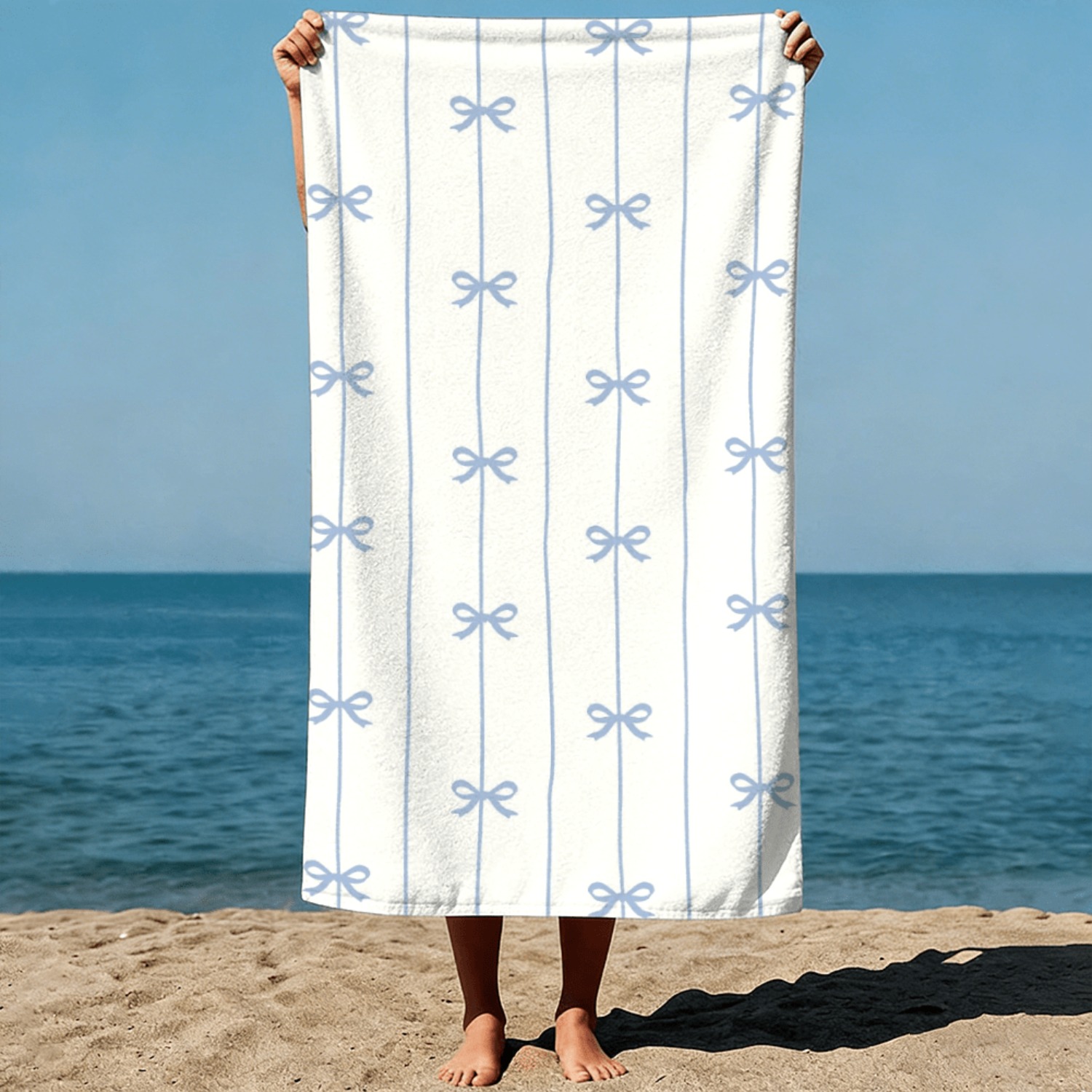 1pc Summer Beach Towel Blue Ri - Beach Towel Large incelemesi ve fiyatı
