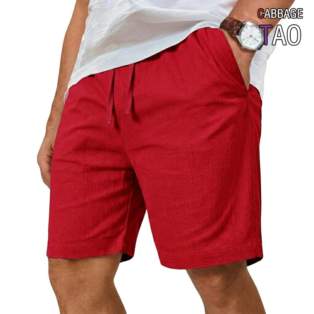 Oversized Cotton Linen Shorts  - Short Linen Drawstring incelemesi ve fiyatı