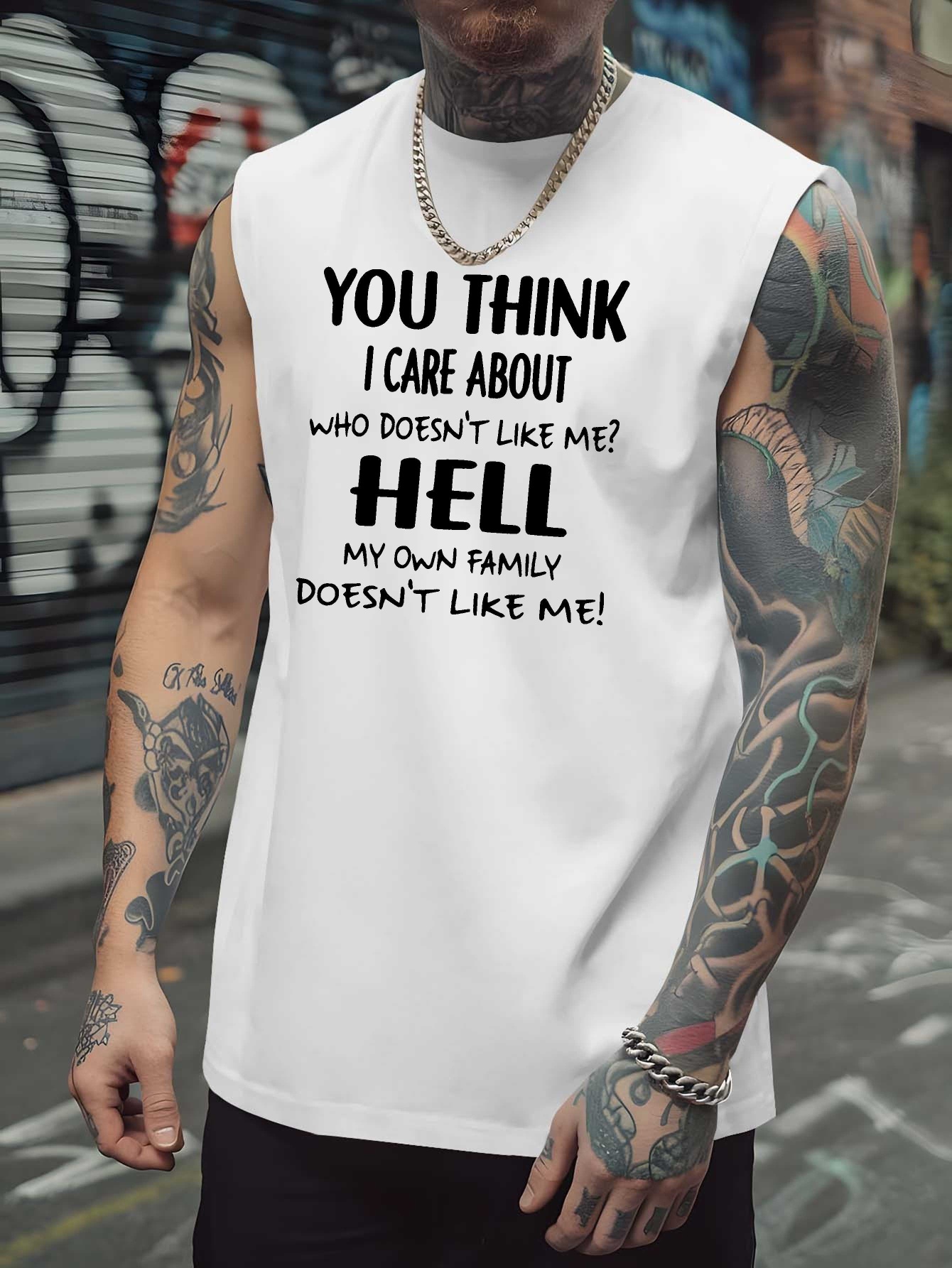 Men's Fun Quotes Sleeveless Mu - Tank Top Muscle incelemesi ve fiyatı