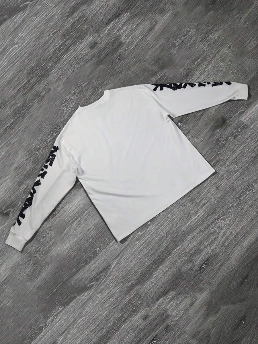 Men's Graphic Print Long Sleev - Tee Graphic Print incelemesi ve fiyatı