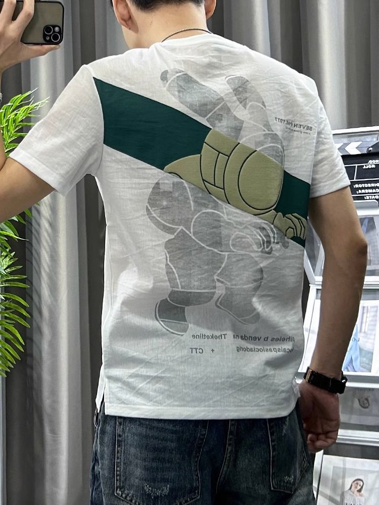 Male Tees Shirts White Linen T - Short Linen Drawstring incelemesi ve fiyatı