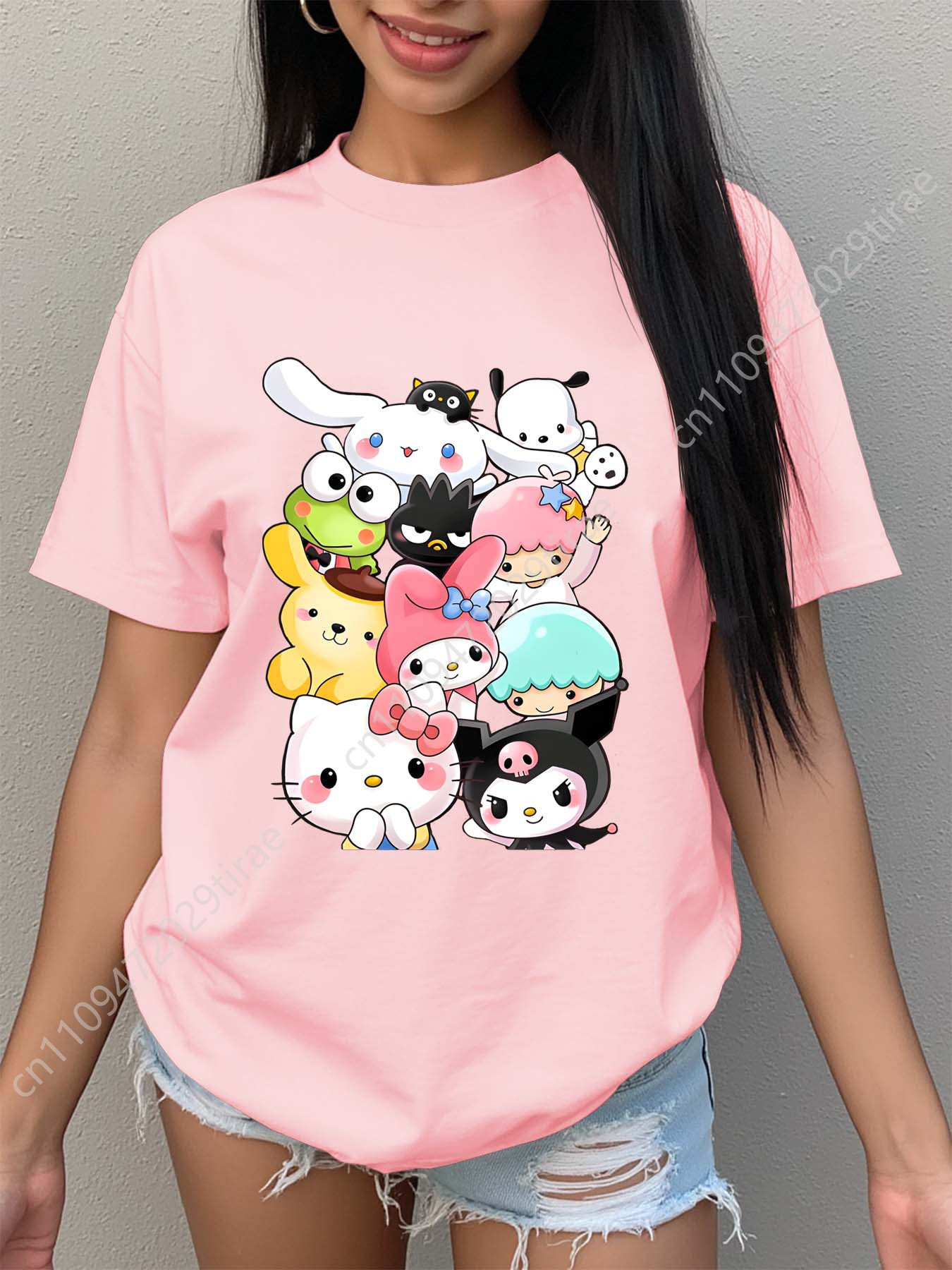 Women'S Sanrio Character Print - Tee Graphic Print incelemesi ve fiyatı