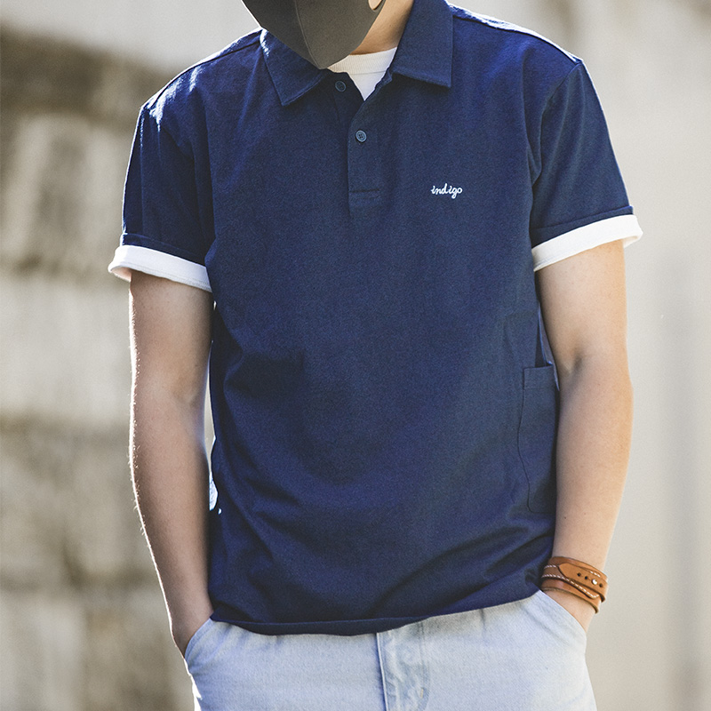 Maden Japanese Vintage Indigo  - Polo Shirt Pique incelemesi ve fiyatı