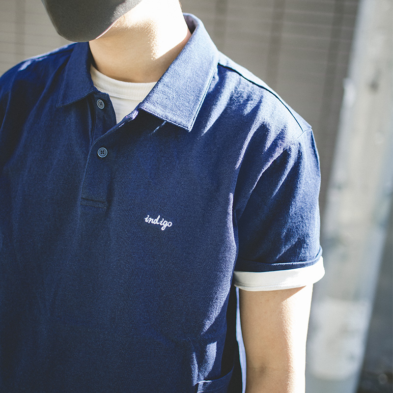 Maden Japanese Vintage Indigo  - Polo Shirt Pique incelemesi ve fiyatı
