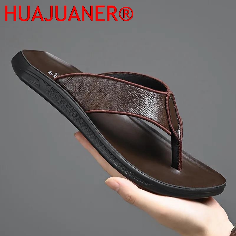Casual Outdoor Men's Sandals S - Flip Flop Leather Men incelemesi ve fiyatı